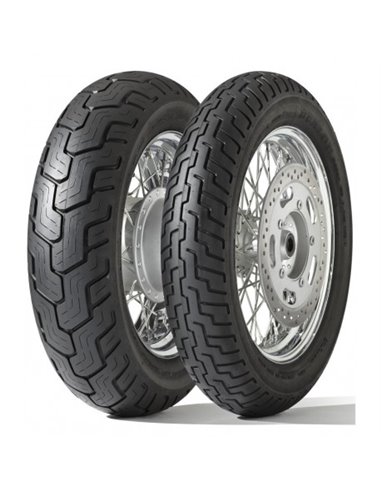 Cubierta DUNLOP 130 90 15 66H (210 Km/h) D404 Custom Tubeless Convencional Trasera Estandar