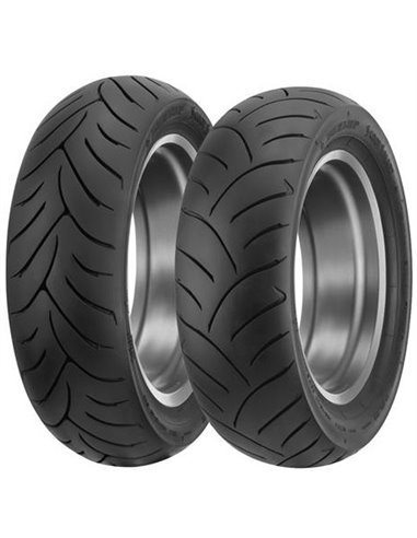 Cubierta DUNLOP 100 80 14 54P (150 Km/h) SCOOTSMART Scooter Tubeless Radial Delantera/Trasera Estandar