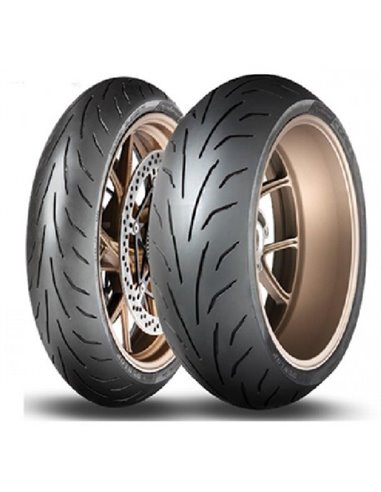 Cubierta DUNLOP 120 70 17 58W (270 Km/h) QUALIFIER CORE Moto bigoma Tubeless Radial Delantera Estandar