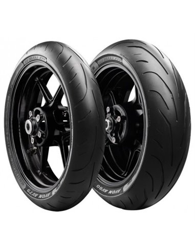 Cubierta AVON 190 50 17 73W (270 Km/h) 3D ULTRA EVO AV80 Moto carretera Tubeless Trasera Estandar