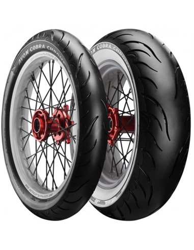 Cubierta AVON 130 70 18 69H (210 Km/h) COBRA CHROME Custom Tubeless Delantera Estandar