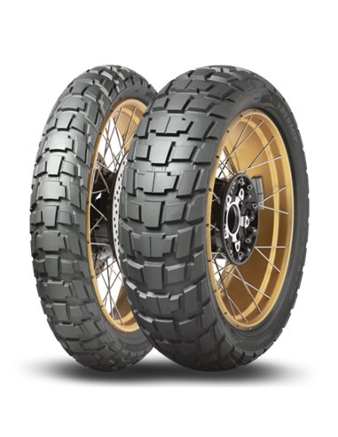 Cubierta DUNLOP 120 70 19 60T (190 Km/h) TRX RAID Trail 20%80% Tubeless Radial Delantera Estandar