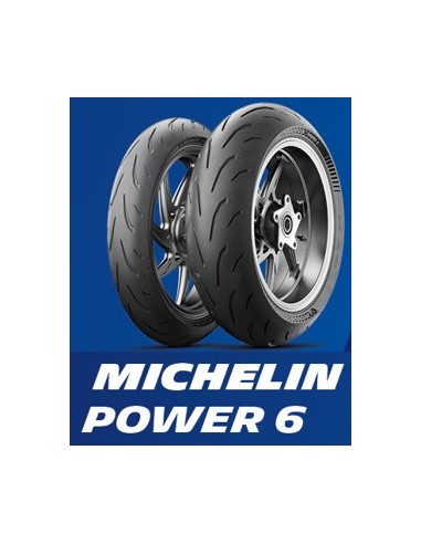 Cubierta MICHELIN 160 60 17 69W (270 Km/h) POWER 6 Moto bigoma Tubeless Radial Trasera Estandar