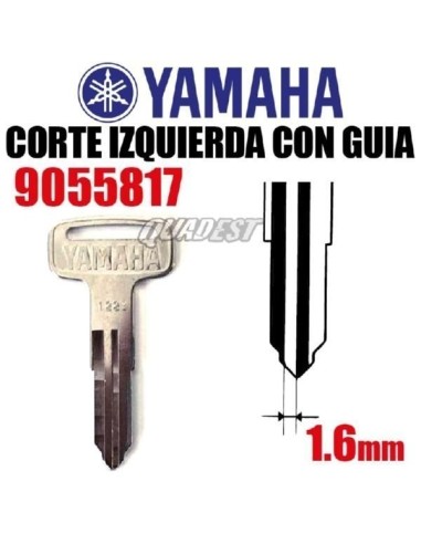 Llave Virgen Yamaha Corte Izquierda 1.6Mm con Guia
