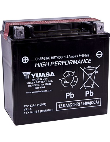 Batería YUASA YTX14H-BS