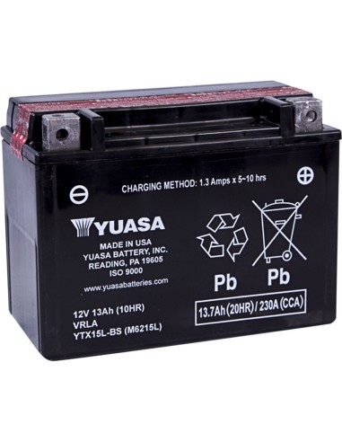 Batería YUASA YTX15L-BS