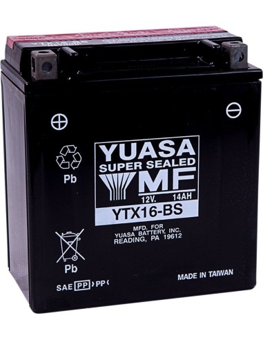 Batería YUASA YTX16-BS
