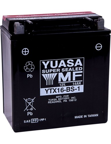 Batería YUASA YTX16-BS-1
