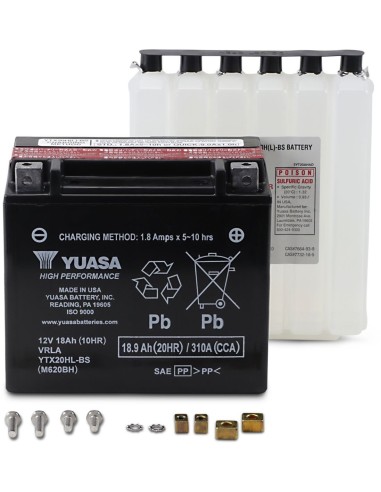 Batería YUASA YTX20HL-BS