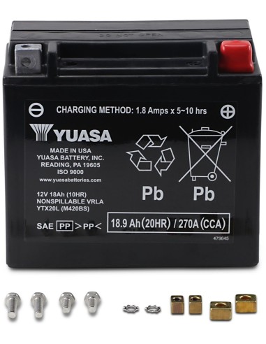 Batería YUASA YTX20L