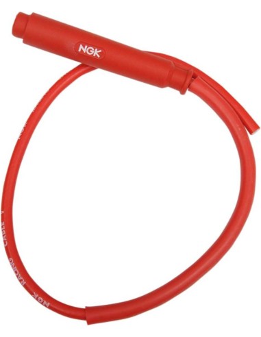 Kit Cable y Pipa Bujía NGK Rojo CR1