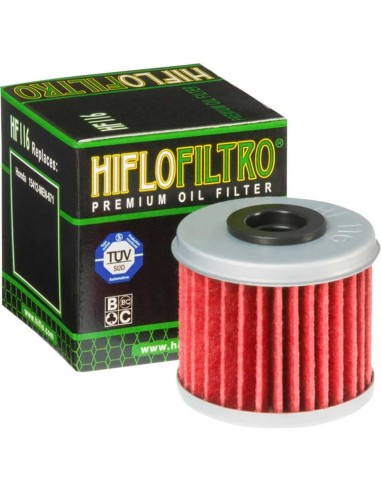 Filtro Aceite HF116 HIFLOFILTRO