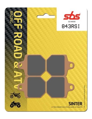 Pastillas de Freno SBS 843 RSI Sinterizadas Racing