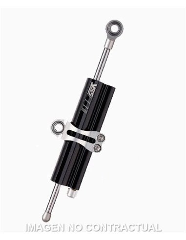 Amortiguador de dirección YSS  Negro Top Line 78 mm Clamp A 