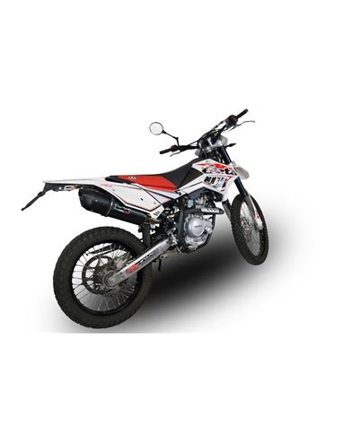 GPR escape compatible con  Beta RR 125 Enduro Lc 4t 2010-2018, Furore Poppy, Escape legal, homologado, silenciador con db killer