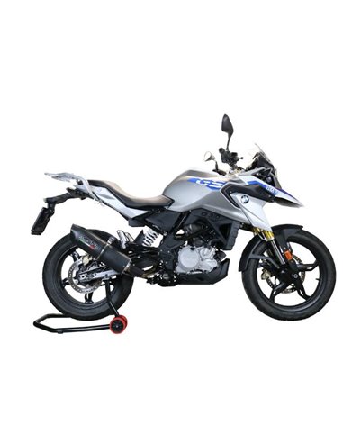 GPR escape compatible con  Bmw G 310 Gs 2017-2021, Furore Evo4 Poppy, Escape completo homologado y legal,con catalizador incluid