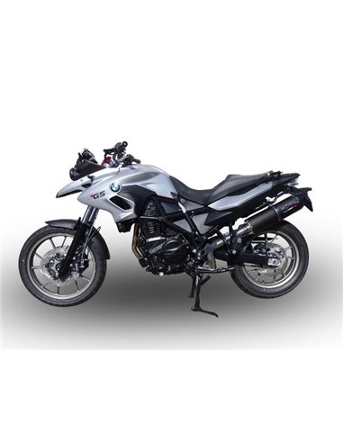 GPR escape compatible con  Bmw F 700 Gs 2011-2015, Furore Poppy, Escape legal, homologado, silenciador con db killer desmontable