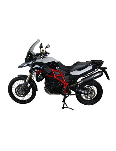 GPR escape compatible con  Bmw F 800 Gs 2008-2015, Furore Poppy, Escape legal, homologado, silenciador con db killer desmontable