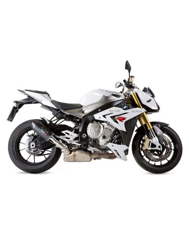 GPR escape compatible con  Bmw S 1000 R 2014-2016, Furore Poppy, Escape legal, homologado, silenciador con db killer desmontable