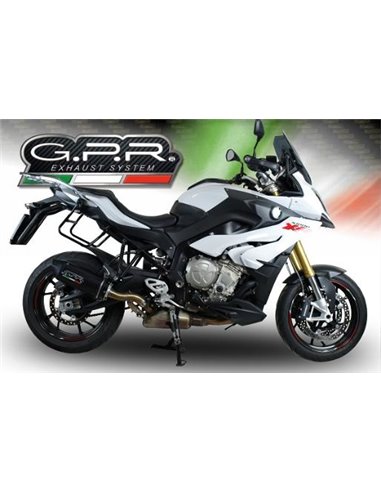 GPR escape compatible con  Bmw S 1000 Xr  2015-2016, Furore Poppy, Escape legal, homologado, silenciador con db killer desmontab