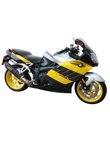 GPR escape compatible con  Bmw K 1200 S - R 2004-2008, Furore Poppy, Escape legal, homologado, silenciador con catalizador, db k