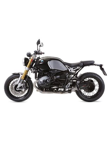 GPR escape compatible con  Bmw R Nine-T 1200 - Pure - Racer - Scrambler - Urban G/S 2013-2016, Furore Poppy, Escape legal, homol