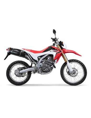 GPR escape compatible con  Honda Crf 250 L / Rally 2017-2020, Furore Evo4 Poppy, Escape legal, homologado, silenciador con catal