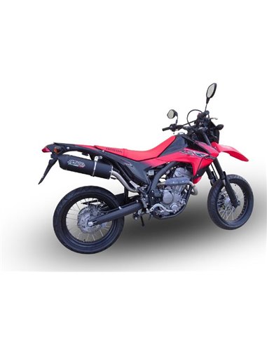 GPR escape compatible con  Honda Crf 250 M 2013-2016, Furore Poppy, Escape legal, homologado, silenciador con db killer desmonta