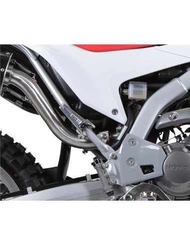 GPR escape compatible con  Honda Crf 300 L / Rally 2021-2023, Furore Evo4 Poppy, Escape legal, homologado, silenciador con catal