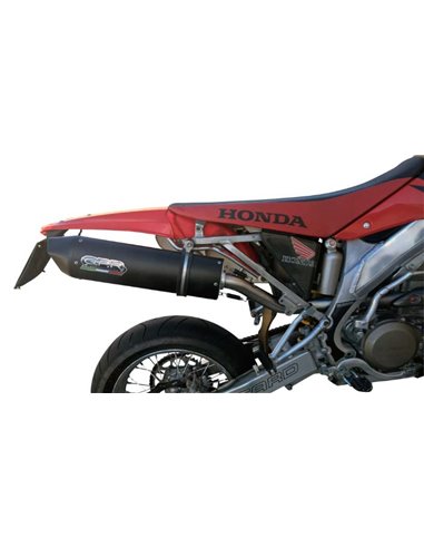 GPR escape compatible con  Honda Crf 450 R/RX 2002-2002, Furore Poppy, Escape legal, homologado, silenciador con db killer desmo