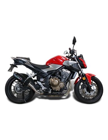 GPR escape compatible con  Honda Cb 500 F 2016-2018, Furore Evo4 Poppy, Escape legal, homologado, silenciador con db killer desm