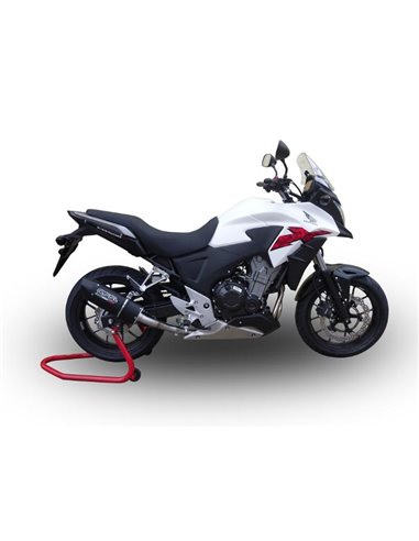 GPR escape compatible con  Honda Cb 500 X 2013-2015, Furore Poppy, Escape legal, homologado, silenciador con db killer desmontab