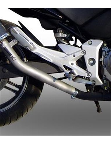 GPR escape compatible con  Honda Cbf 600 - N 2004-2006, Furore Poppy, Escape legal, homologado, silenciador con db killer desmon