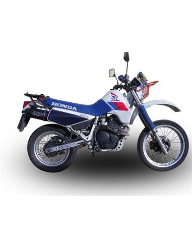 GPR escape compatible con  Honda Xl 600 Lm-Rm  1985-1989, Furore Poppy, Escape legal, homologado, silenciador con db killer desm