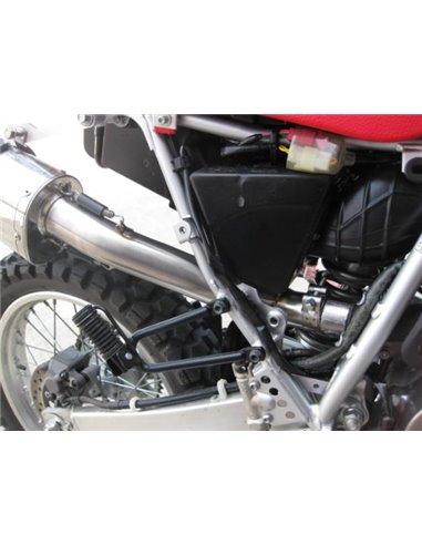 GPR escape compatible con  Honda Xr 650 R 2000-2008, Furore Poppy, Escape legal, homologado, silenciador con db killer desmontab