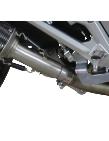 GPR escape compatible con  Honda Nc 750 X - S Dct  2021-2023, Furore Evo4 Poppy, Escape legal, homologado, silenciador con db ki