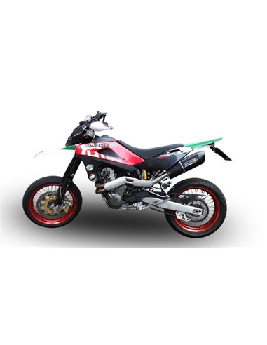 GPR escape compatible con  Husqvarna TE 410 E  2005-2006, Furore Poppy, Escape semi-completo homologado con db killer extraible 