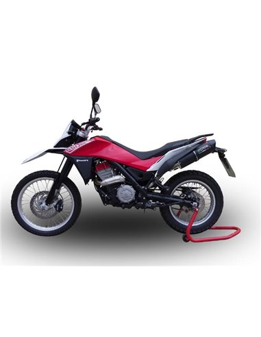 GPR escape compatible con  Husqvarna TERRA - STRADA TR 650  2013-2015, Furore Poppy, Escape completo homologado y legal,con cata