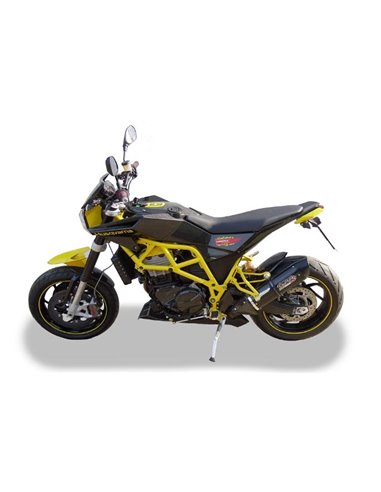 GPR escape compatible con  Husqvarna Nuda 900 - Nuda 900 R 2012-2013, Furore Poppy, Escape legal, homologado, silenciador con db