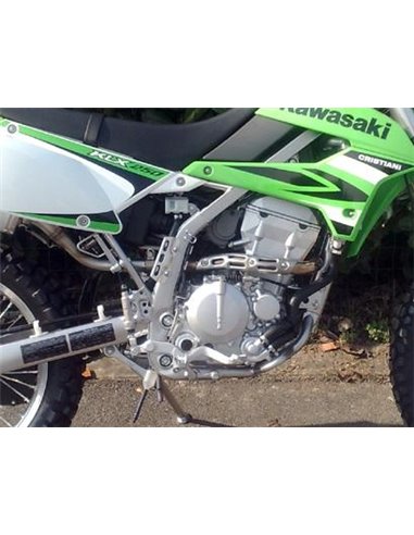 GPR escape compatible con  Kawasaki KLX 250 R  1994-2007, Furore Poppy, Escape legal, homologado, silenciador con db killer desm