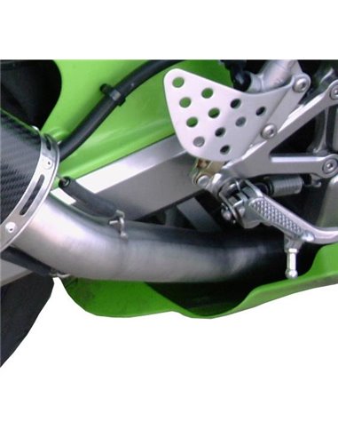 GPR escape compatible con  Kawasaki Zx-6R 636 2003-2004, Furore Poppy, Escape legal, homologado, silenciador con db killer desmo