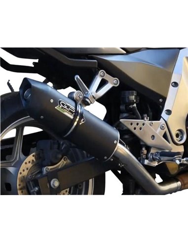 GPR escape compatible con  Kawasaki Z 750 - R  2007-2014, Furore Poppy, Escape legal, homologado, silenciador con db killer desm