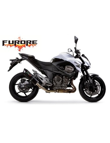 GPR escape compatible con  Kawasaki Z 800 2009-2016, Furore Poppy, Escape legal, homologado, silenciador con db killer desmontab