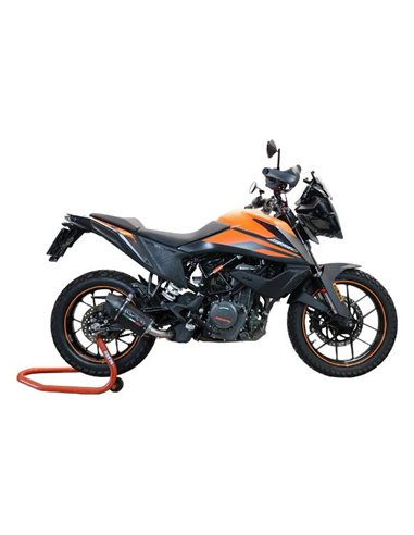 GPR escape compatible con  Ktm Adventure 390 2020-2020, Furore Evo4 Poppy, Escape legal, homologado, silenciador con db killer d