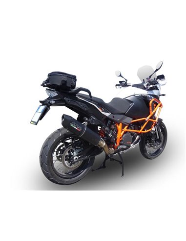 GPR escape compatible con  Ktm Lc 8 Adventure 1050 2015-2016, Furore Poppy, Escape legal, homologado, silenciador con db killer 