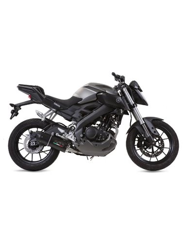 GPR escape compatible con  Yamaha Mt 125 2014-2016, Furore Poppy, Escape completo homologado y legal,con catalizador incluido db