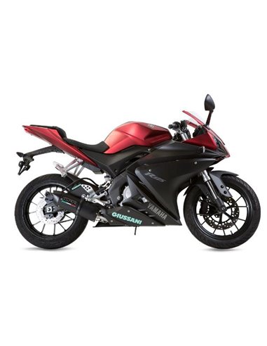 GPR escape compatible con  Yamaha Yzf-R 125 i.e. 2014-2016, Furore Poppy, Escape completo homologado y legal,con catalizador inc