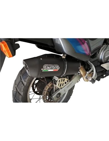 GPR escape compatible con  Yamaha Xtz 750 Supertenere 1989-1997, Furore Poppy, Escape legal, homologado, silenciador con db kill