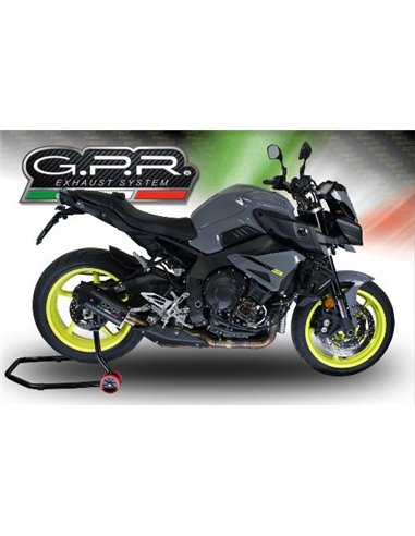 GPR escape compatible con  Yamaha Mt-10 2016-2020, Furore Evo4 Poppy, Escape legal, homologado, silenciador con db killer desmon