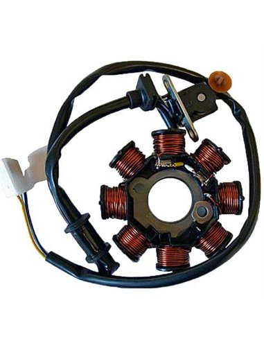 Stator Mitsuba 8 Polos 12V 140W con pick-up (Motor Peugeot)